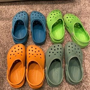 COPY - 4 pair of crocs size 2